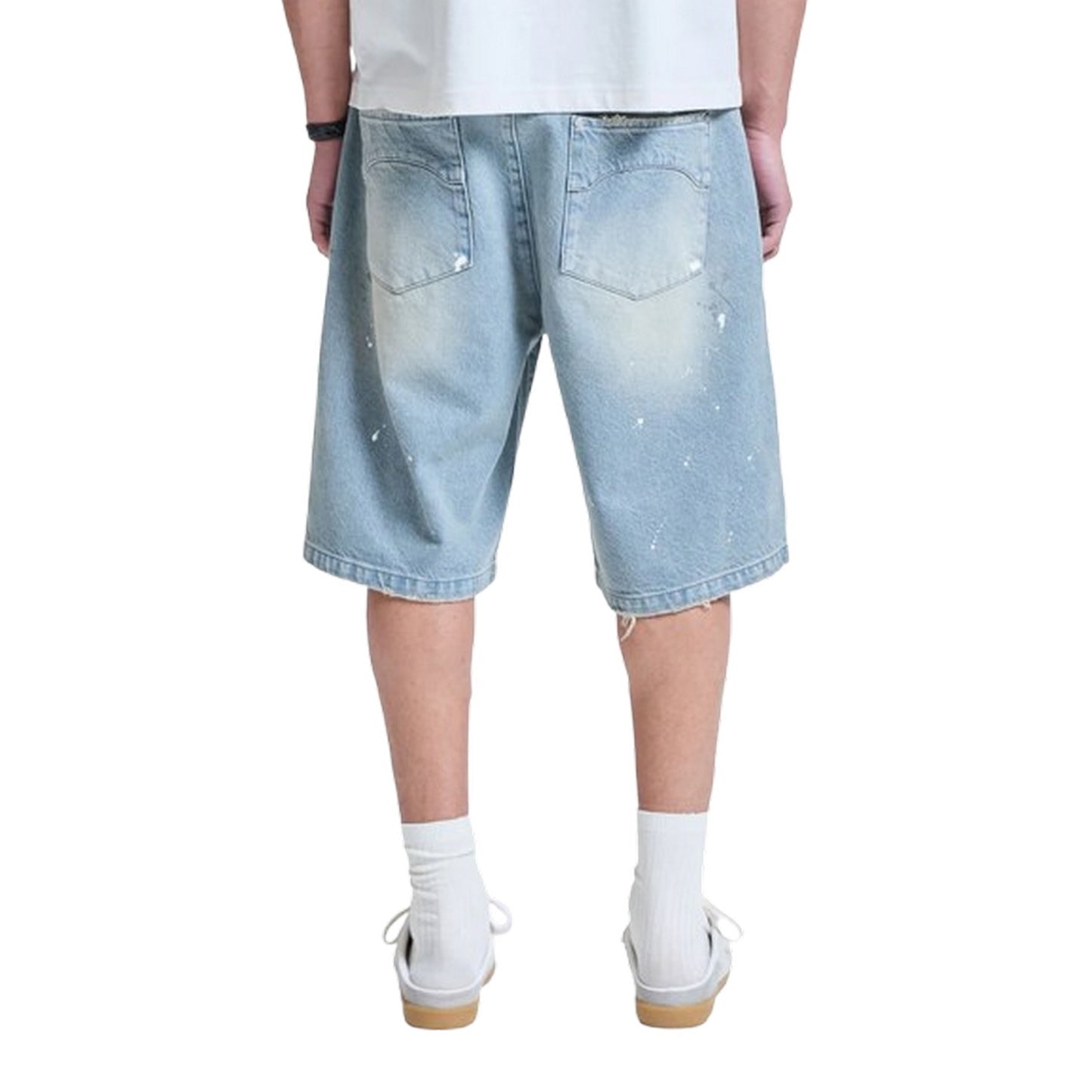 Pantaloncini Unisex Reternity - Studded Jorts - Blu
