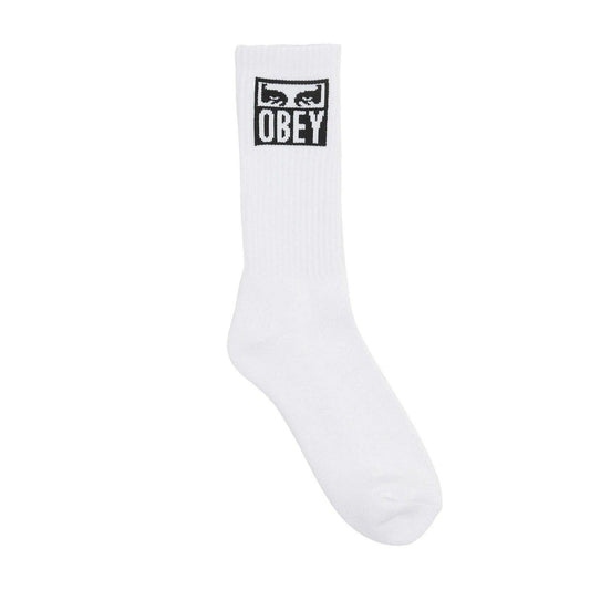 Calzettoni Unisex Obey - Obey Eyes Icon Socks - Bianco