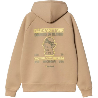 Felpe con cappuccio Uomo Carhartt Wip - Harttronix Car-Lux Hooded Jack - Marrone