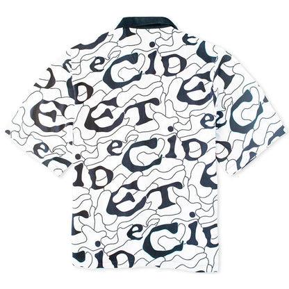 Camicie casual Uomo Deceit - Topographic Shirt - Bianco