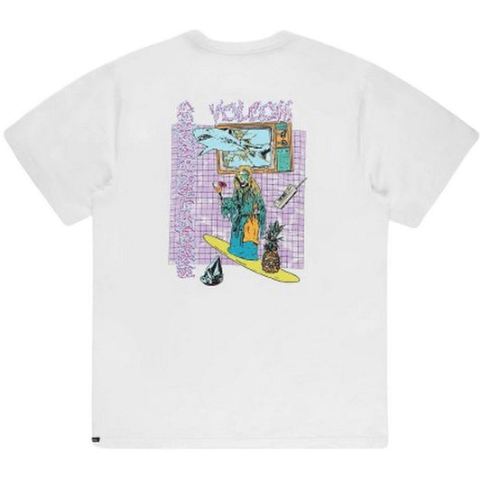 T-shirt Uomo Volcom - Frenchsurf Pw Sst - Bianco