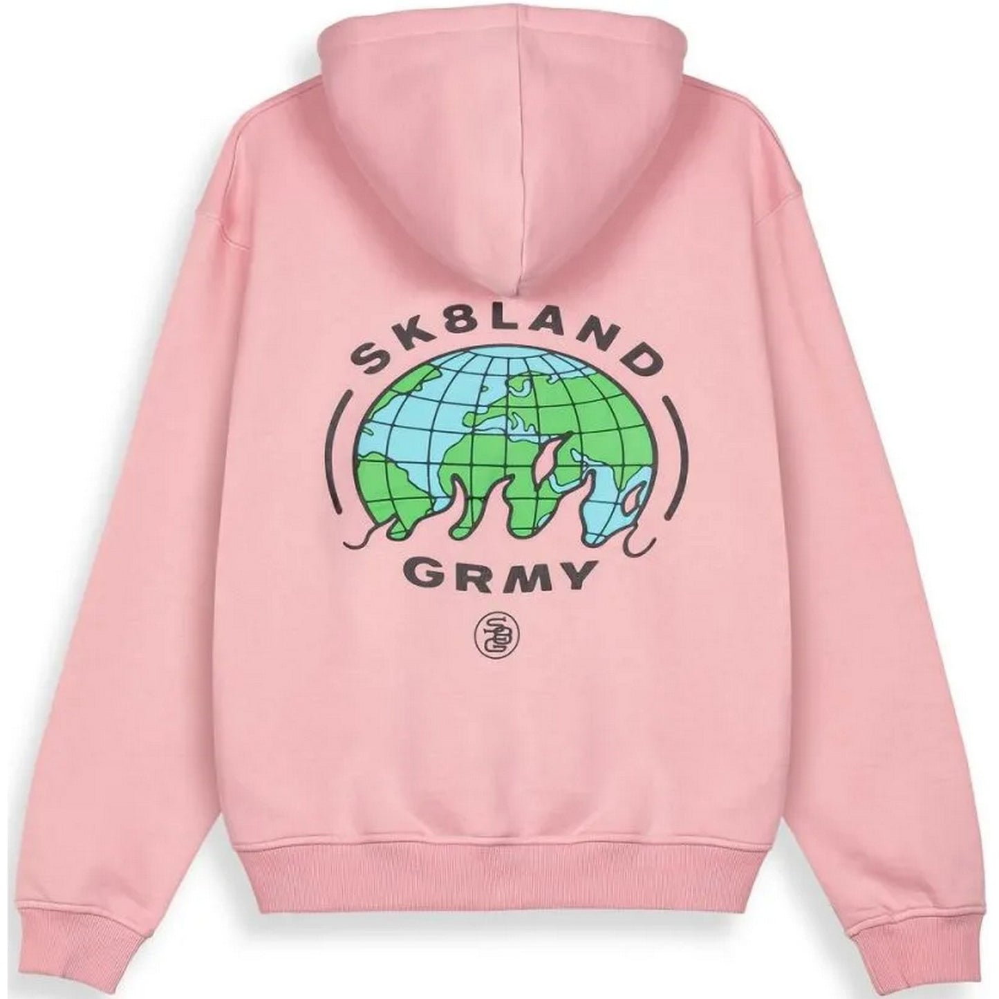 Felpe con cappuccio Uomo Grmy - Grimey X Sk8Land Vintage Hoodie - Rosa