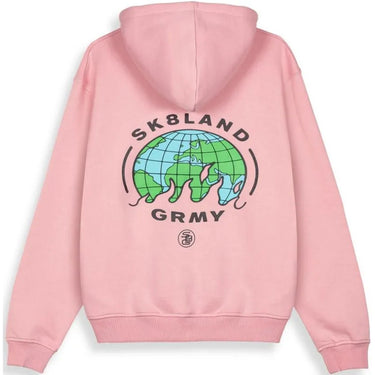 Sudaderas con capucha para hombre Grmy - Sudadera con capucha vintage Grimey X Sk8Land - Rosa