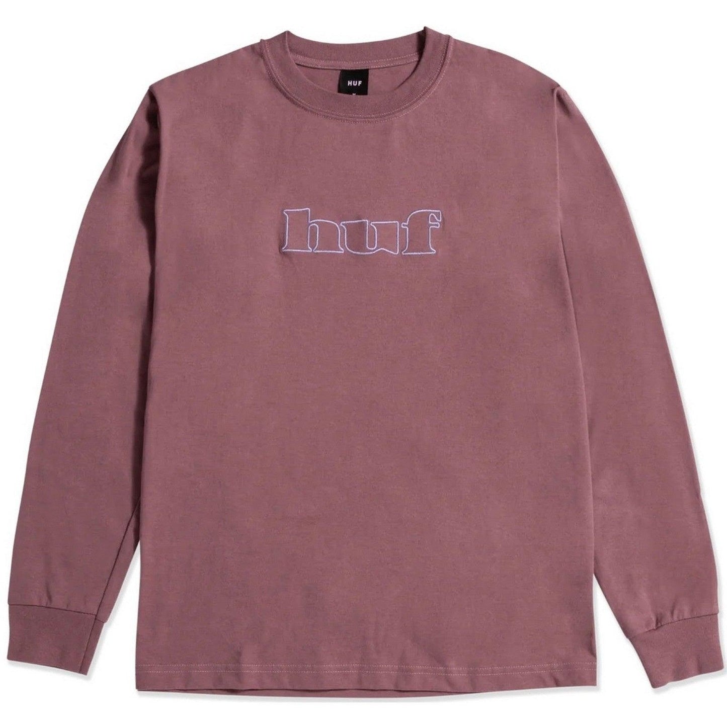 T-shirt Uomo Huf - Certificate L/S Tee - Rosa