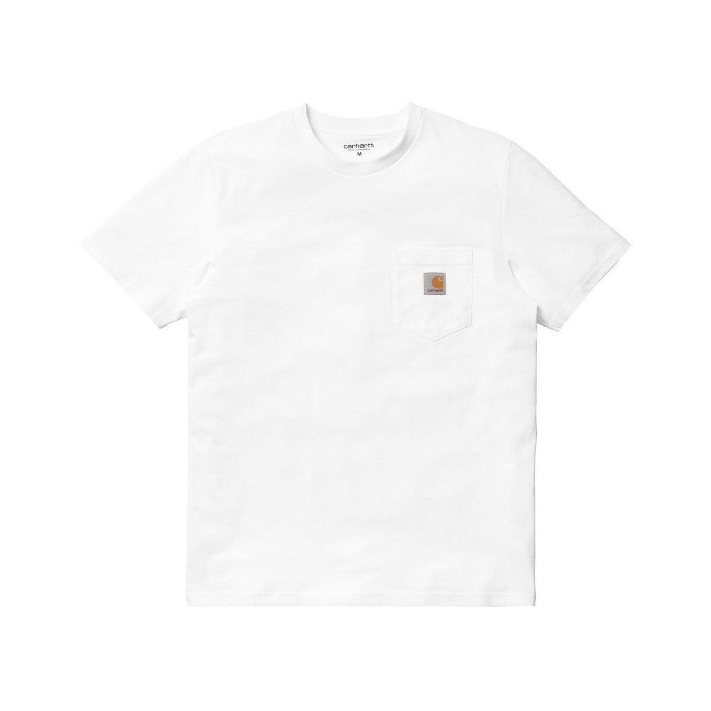 T-shirt Uomo Carhartt Wip - S/S Pocket T-Shirt - Bianco