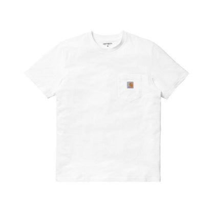 T-shirt Uomo Carhartt Wip - S/S Pocket T-Shirt - Bianco