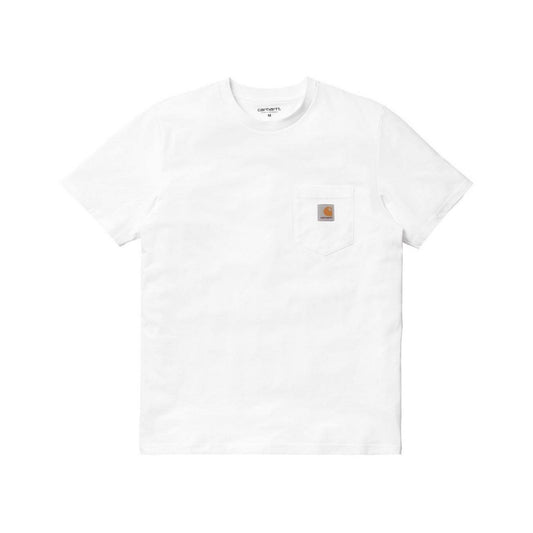 T-shirt Uomo Carhartt Wip - S/S Pocket T-Shirt - Bianco