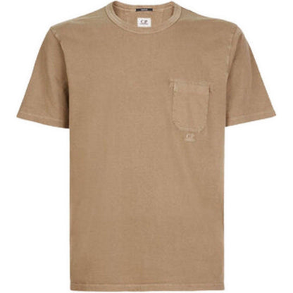 T-shirt Uomo C.P. Company - 24/1 Jersey Pocket T-Shirt - Marrone