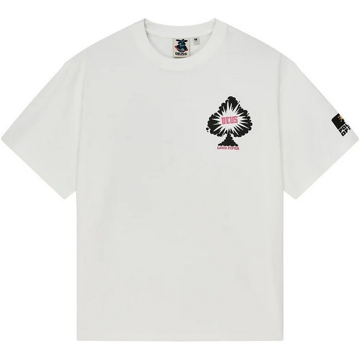 T-shirt Uomo Deus Ex Machina - Turpentine Os Tee - Bianco