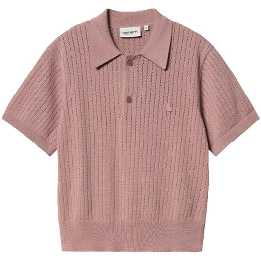 Polo Donna Carhartt Wip - W' S/S Norlina Polo - Fucsia