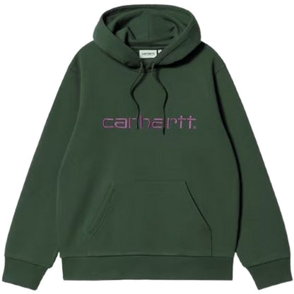 Felpe con cappuccio Uomo Carhartt Wip - Hooded Carhartt Sweat - Verde