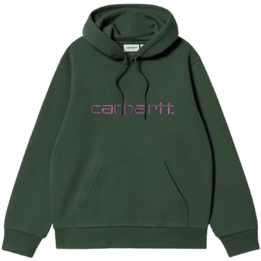 Felpe con cappuccio Uomo Carhartt Wip - Hooded Carhartt Sweat - Verde