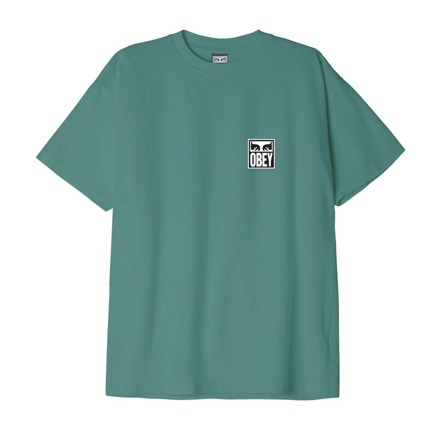 T-shirt Uomo Obey - Obey Eyes Icon 2 Heavyweight Tee - Verde