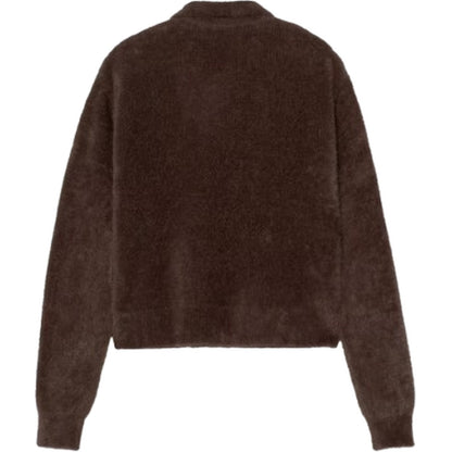 Polo Donna Carhartt Wip - W' L/S Maine Polo Sweater - Marrone