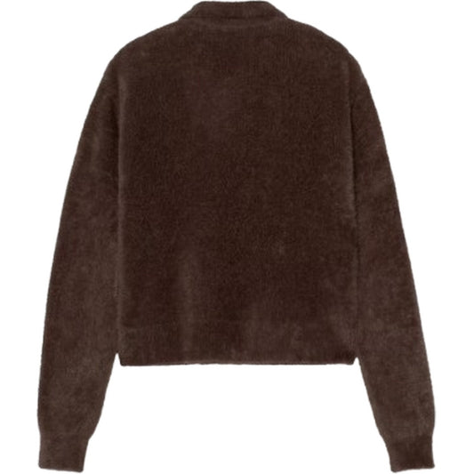 Polo Donna Carhartt Wip - W' L/S Maine Polo Sweater - Marrone