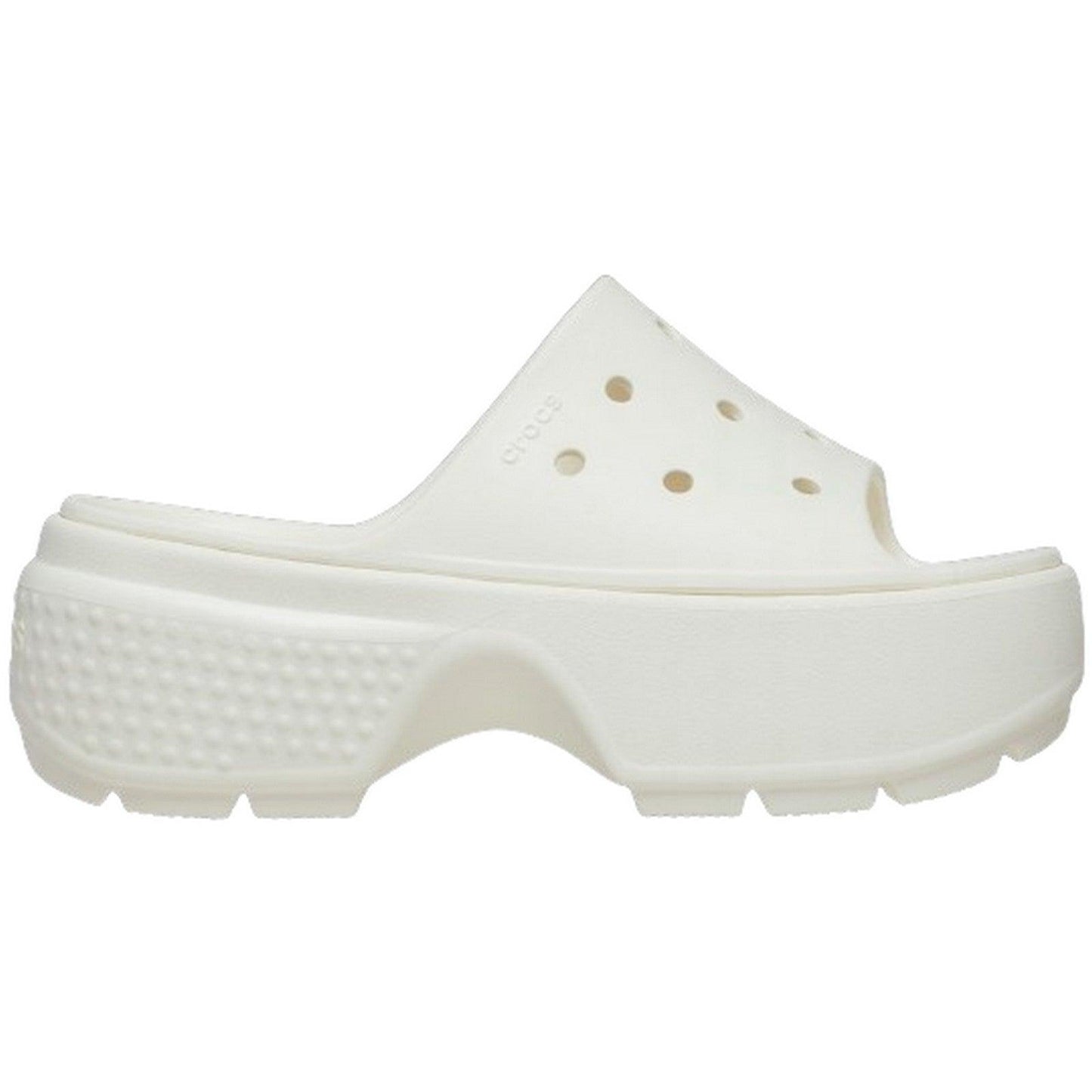 Zoccoli e sabot Unisex Crocs - Stomp Slide W - Bianco