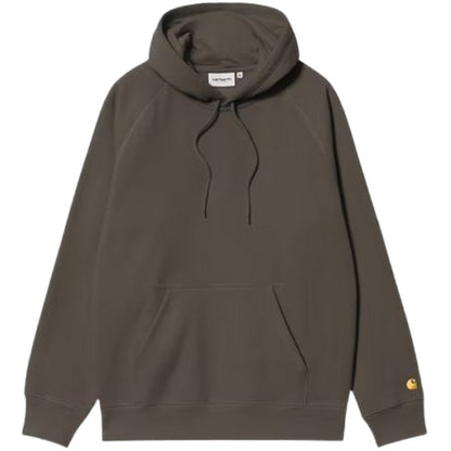 Felpe con cappuccio Uomo Carhartt Wip - Hooded Chase Sweat - Fango