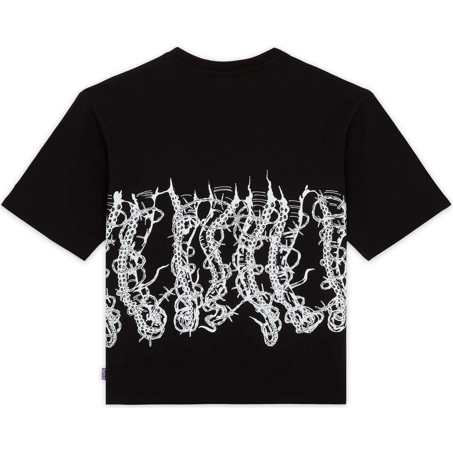 T-shirt Uomo Octopus - Octopus By Giorgio Di Salvo – Barbed Wire Tee - Nero