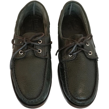 Męskie buty żeglarskie Paraboot - Barth/Marine Marron-Cerf Khaki - Zielony