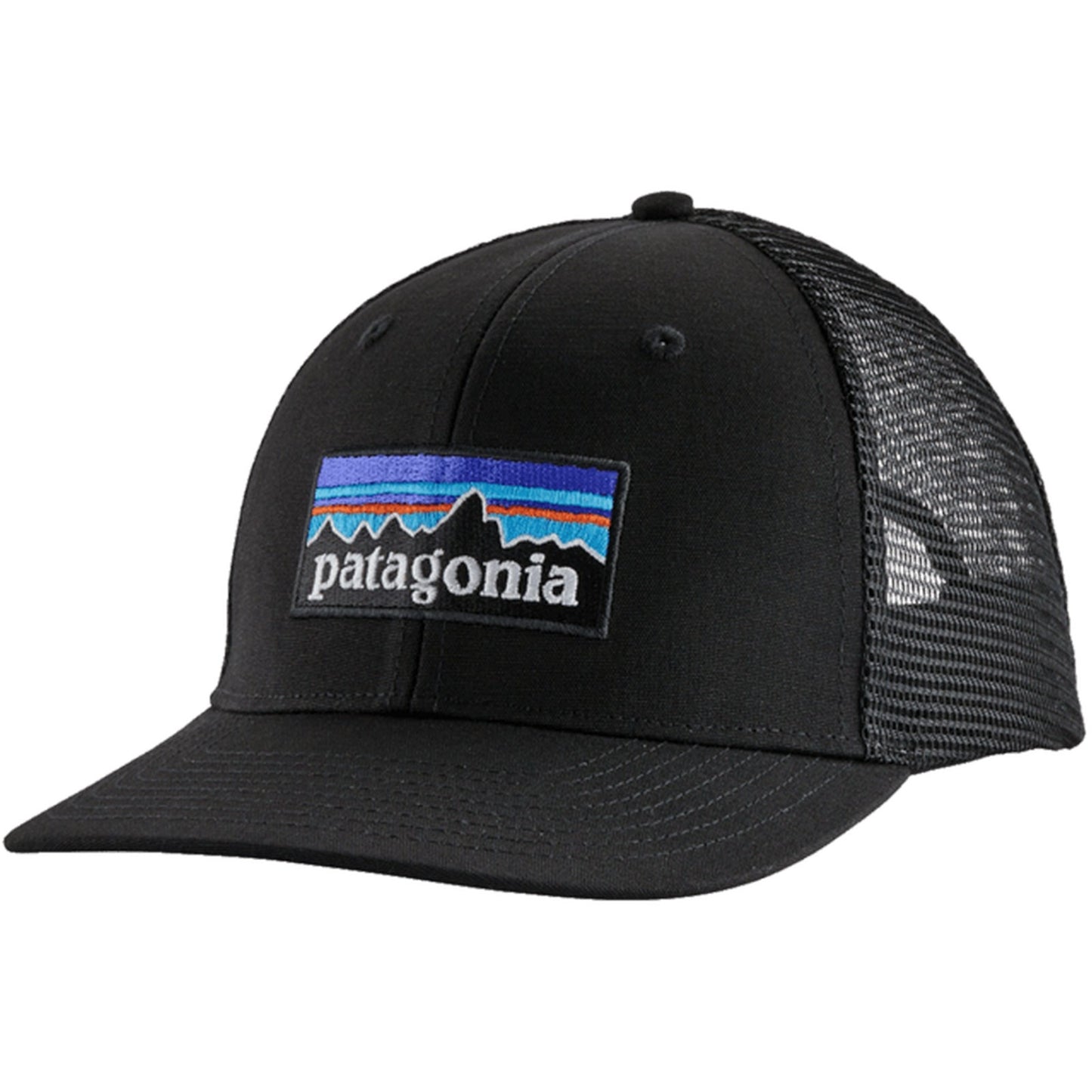 Cappellini da baseball Uomo Patagonia - P-6 Logo Trucker Hat - Nero