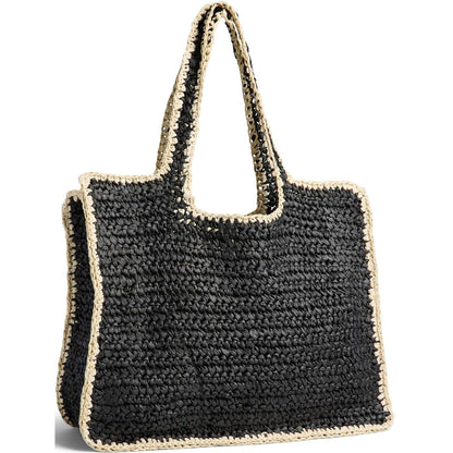 Borse a mano Donna Pieces - Pclydia Contrast Shopper - Nero