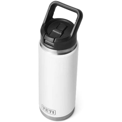 Thermos per bibite Unisex Yeti - Rambler 26 Oz Straw Bottle. - Bianco