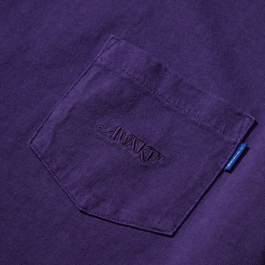 T-shirt Uomo Awake - Pocket Tee - Viola