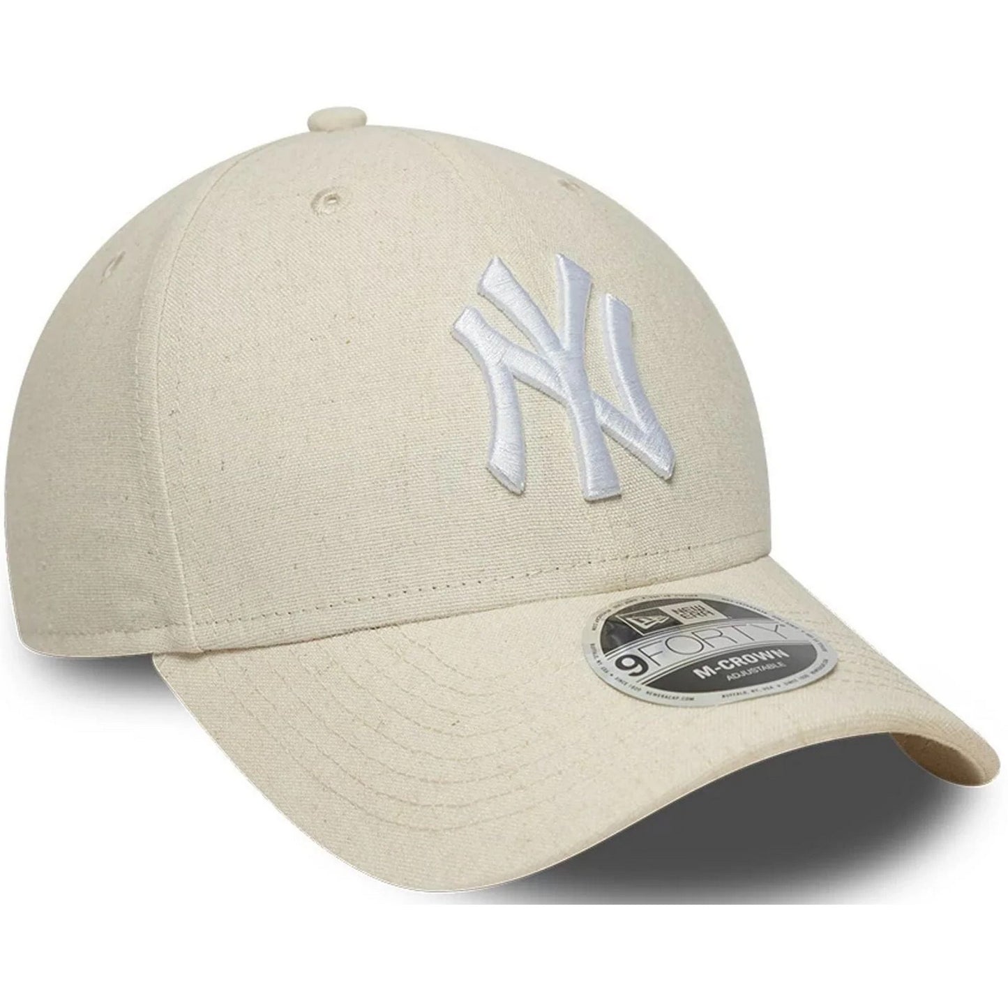 Cappellini da baseball Unisex New Era - Linen 9Forty Mc - Bianco