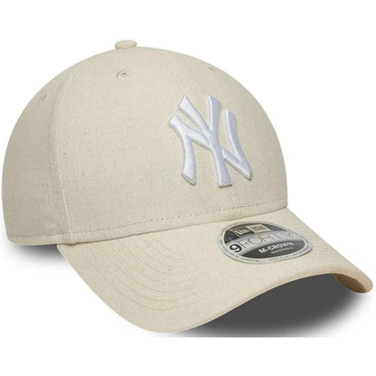 Cappellini da baseball Unisex New Era - Linen 9Forty Mc - Bianco