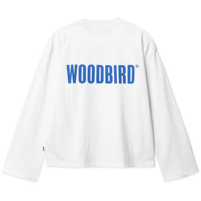 Maglie a manica lunga Uomo Woodbird - Wbjoul L/S Wb Tee - Bianco