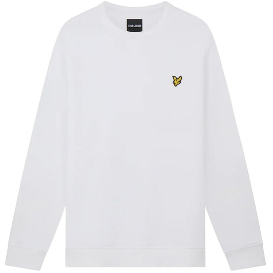 Felpe senza cappuccio Uomo Lyle & Scott - Crew Neck Sweatshirt - Bianco