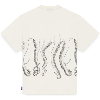 T-shirt Uomo Octopus - Octopus Outline Tee - Bianco