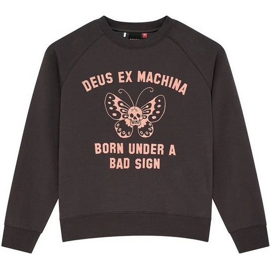 Felpe senza cappuccio Uomo Deus Ex Machina - Bad Sign Crew - Grigio