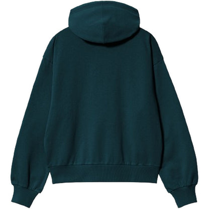 Felpe con cappuccio Donna Carhartt Wip - W' Hooded Casey Sweatshirt - Blu