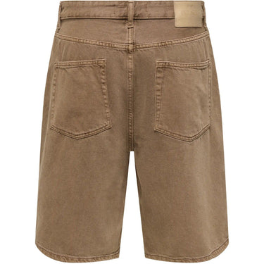 Pantaloncini Uomo Only & Sons - Onscarl Ball. Brown 6602 Tai Dnm Shorts - Marrone