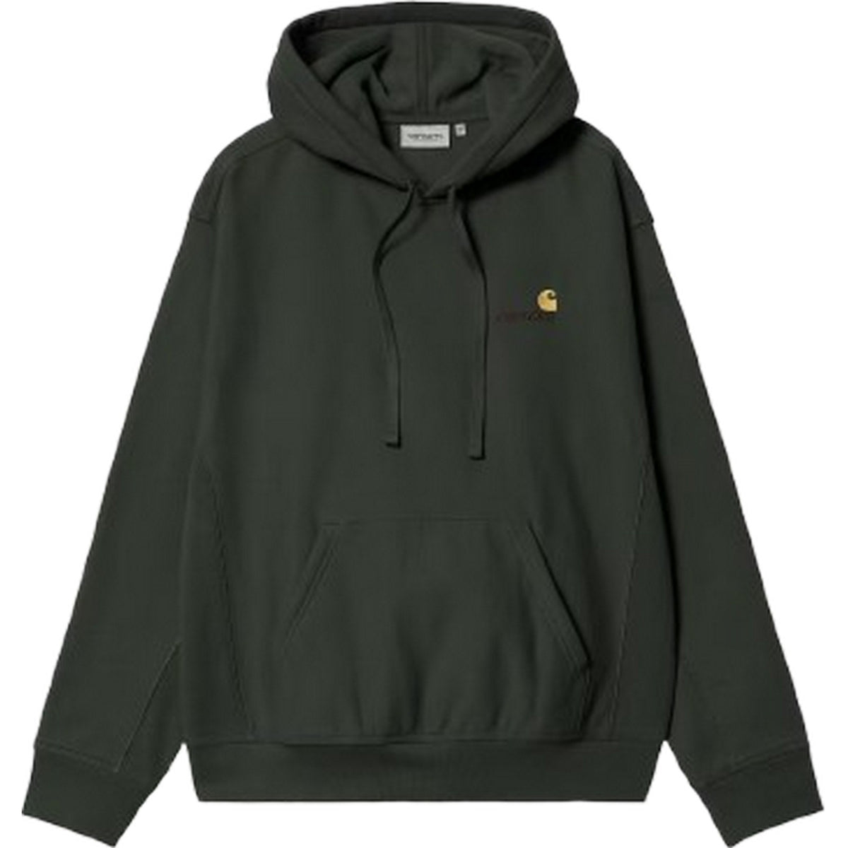 Felpe con cappuccio Uomo Carhartt Wip - Hooded American Script Sweat - Verde