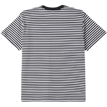 Obey Men's T-shirt - Established Works Eyes Stripe Tee Ss - Black