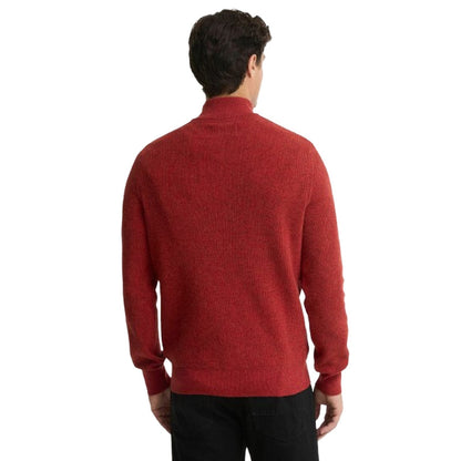 Maglioni Uomo Barbour International - Crawley Funnel Neck Jumper - Rosso