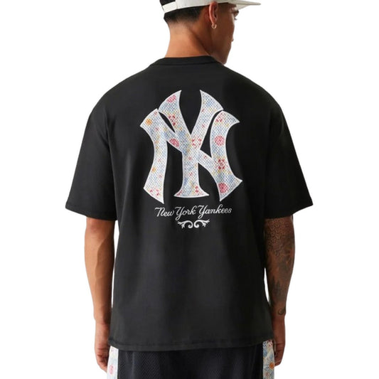 T-shirt Unisex New Era - Mlb Infill Os Tee Neyyan - Nero