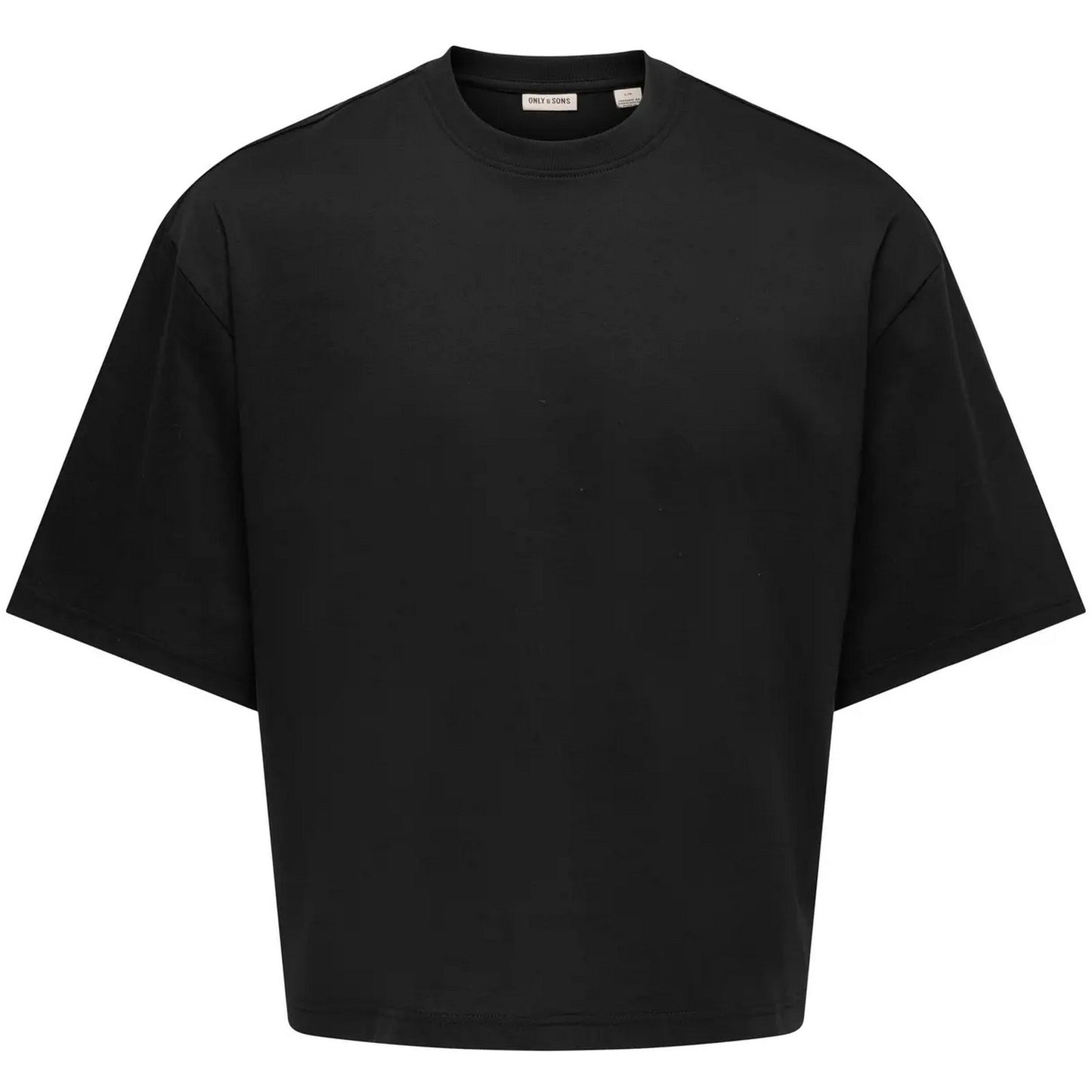 T-shirt Uomo Only & Sons - Onsfred Life Ovz Ss Crop Tee - Nero