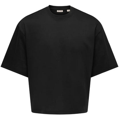 T-shirt Uomo Only & Sons - Onsfred Life Ovz Ss Crop Tee - Nero